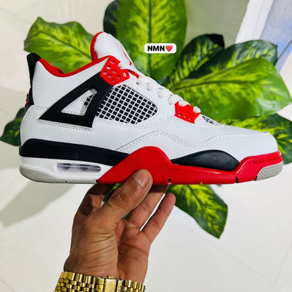 Shoes Nike air jordan retro 4 white red
