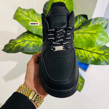 Shoes Nike x supreme airforce 1 black