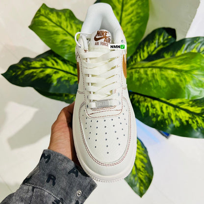 Shoes nike airforce 1 british white brown