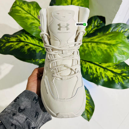 Shoes under armour high british white