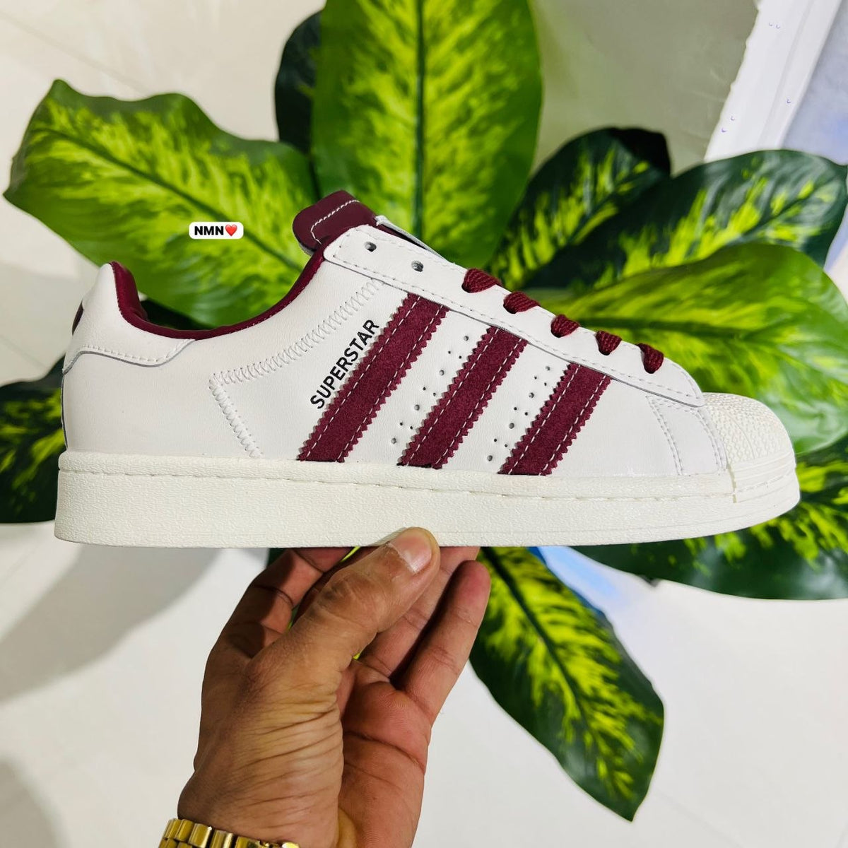Shoes Adidas superstar cream wine