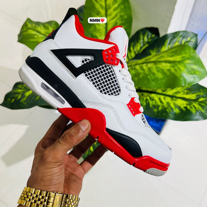 Shoes Nike air jordan retro 4 white red