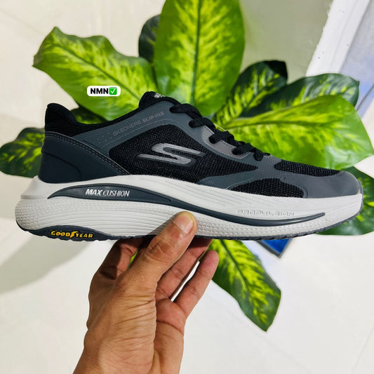 Shoes skechers max cushion grey black