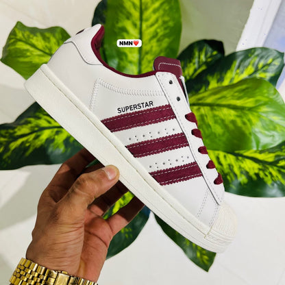 Shoes Adidas superstar cream wine