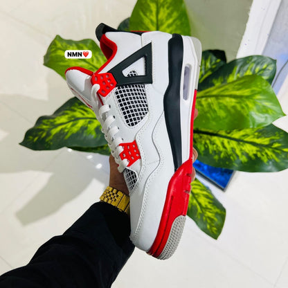 Shoes Nike air jordan retro 4 white red