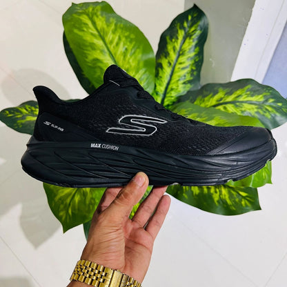 Shoes skecher max cushion all black best in class go walk free