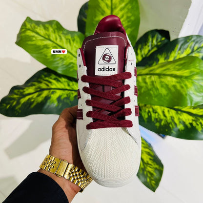Shoes Adidas superstar cream wine