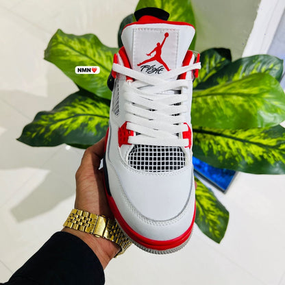 Shoes Nike air jordan retro 4 white red