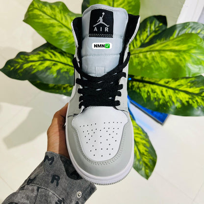 Shoes nike air jordan 1 mid grey white