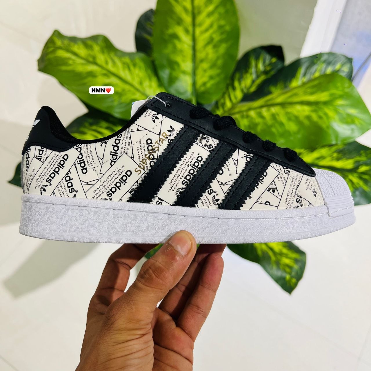 Shoes Adidas superstar reflective print