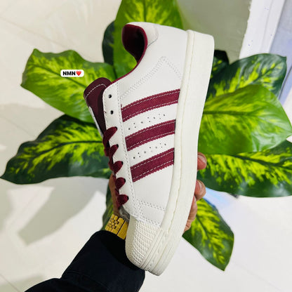Shoes Adidas superstar cream wine