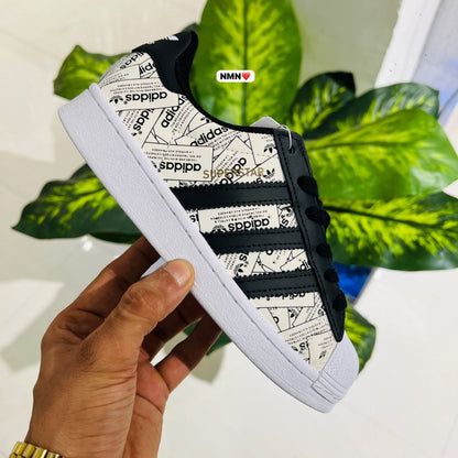 Shoes Adidas superstar reflective print