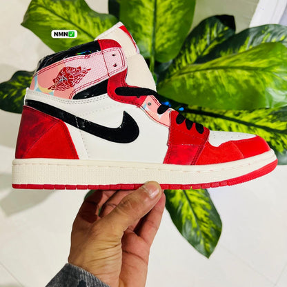 Shoes nike air jordan 1 high red white