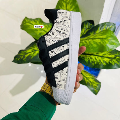Shoes Adidas superstar reflective print