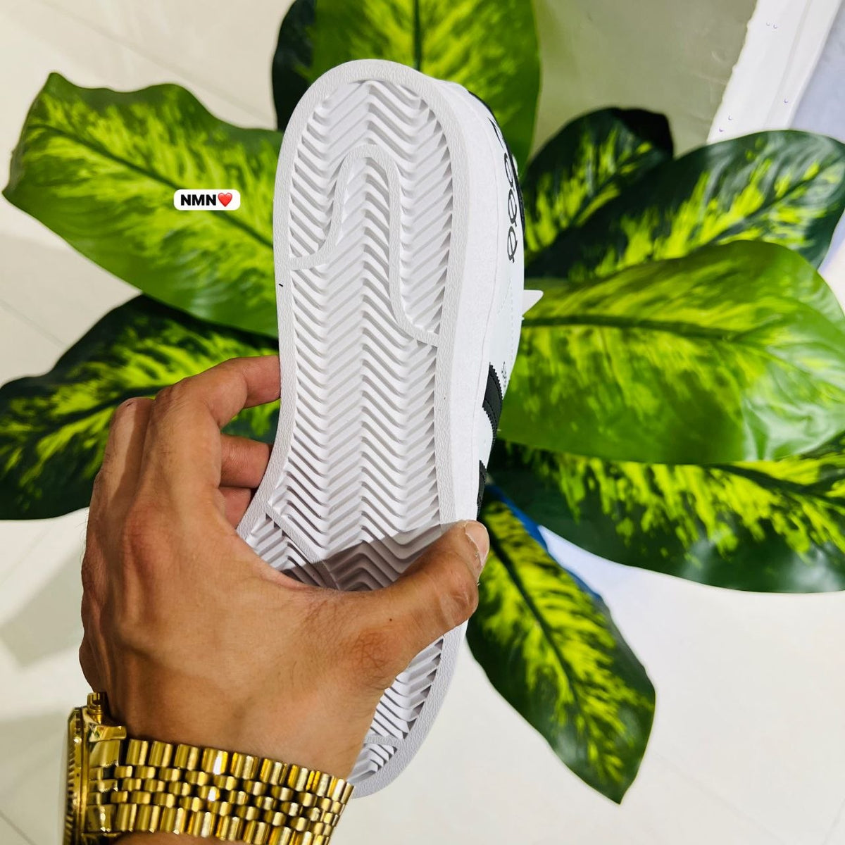 Shoes Adidas superstar white blessed