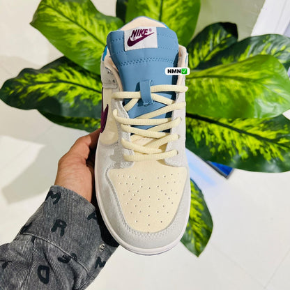 Shoes nike sb dunk grey blue wine