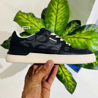 Shoes coach trainer sneaker black cream