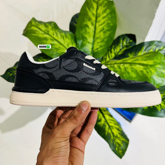 Shoes coach trainer sneaker black cream