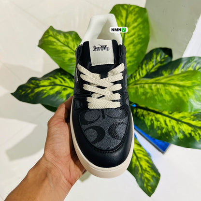 Shoes coach trainer sneaker black cream