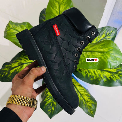 Shoes Timberland x supreme black
