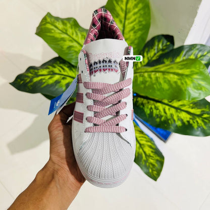 Shoes adidas superstar white peach