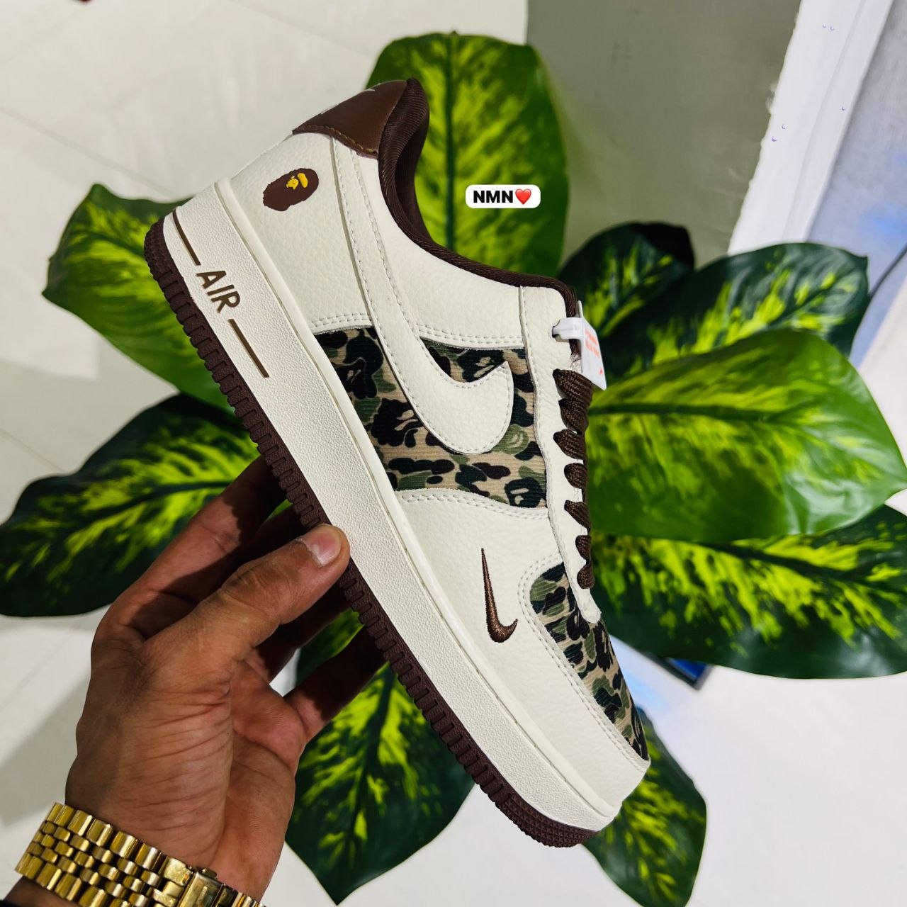 Shoes Nike airforce 1 bapestar cream