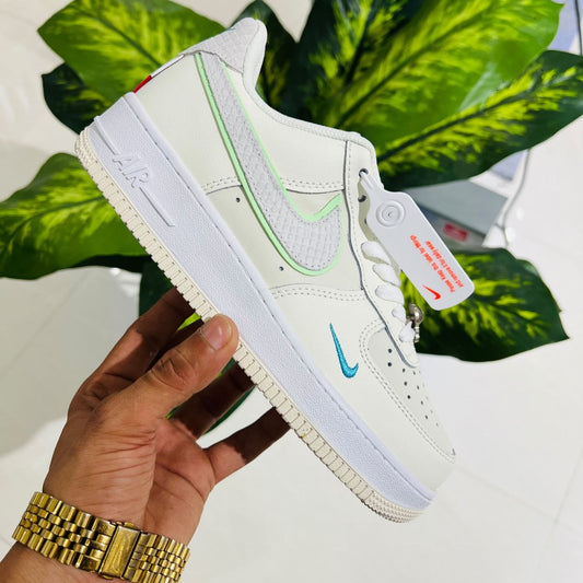 Shoes nike airforce 1 low british white grey