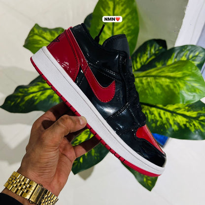 Shoes Nike air jordan 1 patent black red