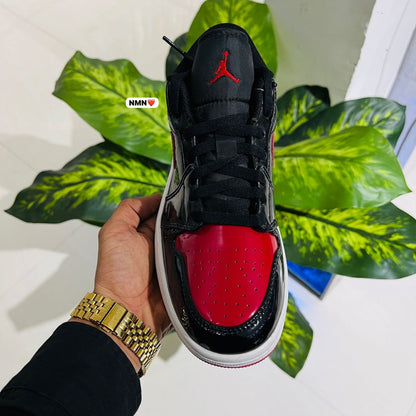 Shoes Nike air jordan 1 patent black red
