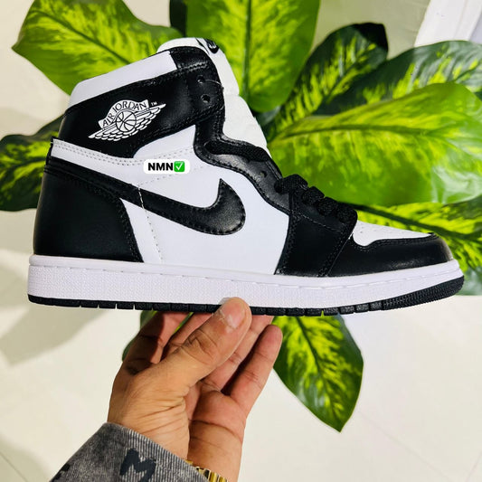 Shoes nike air jordan 1 high black white panda