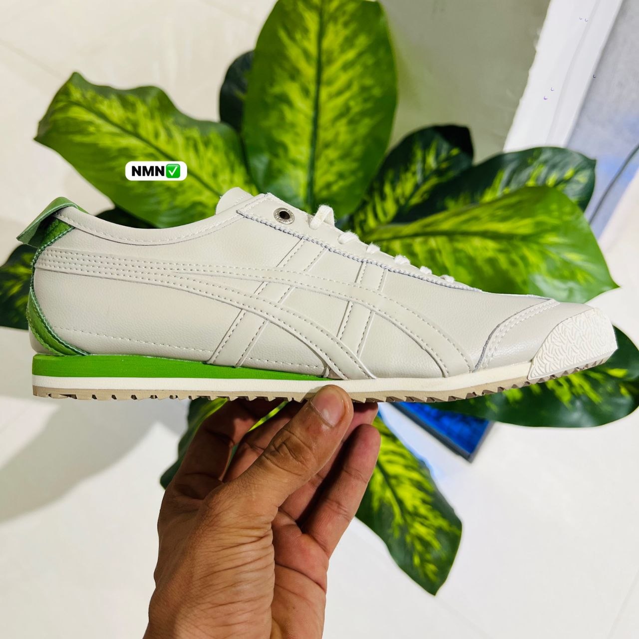 Shoes asics onitsuka tiger grey green