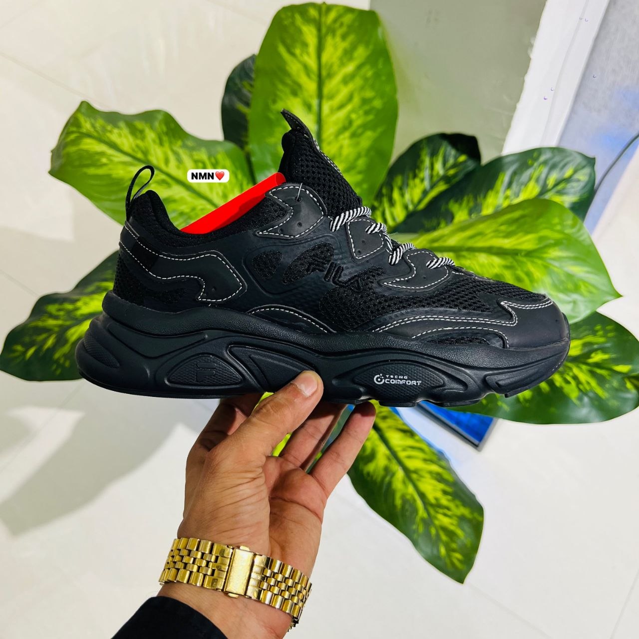 Shoes Fila black grey