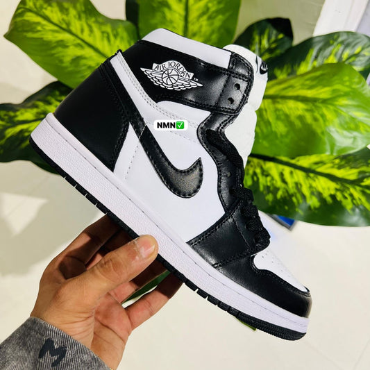Shoes nike air jordan 1 high black white panda