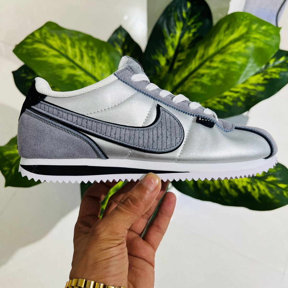Shoes nike cortez grey black