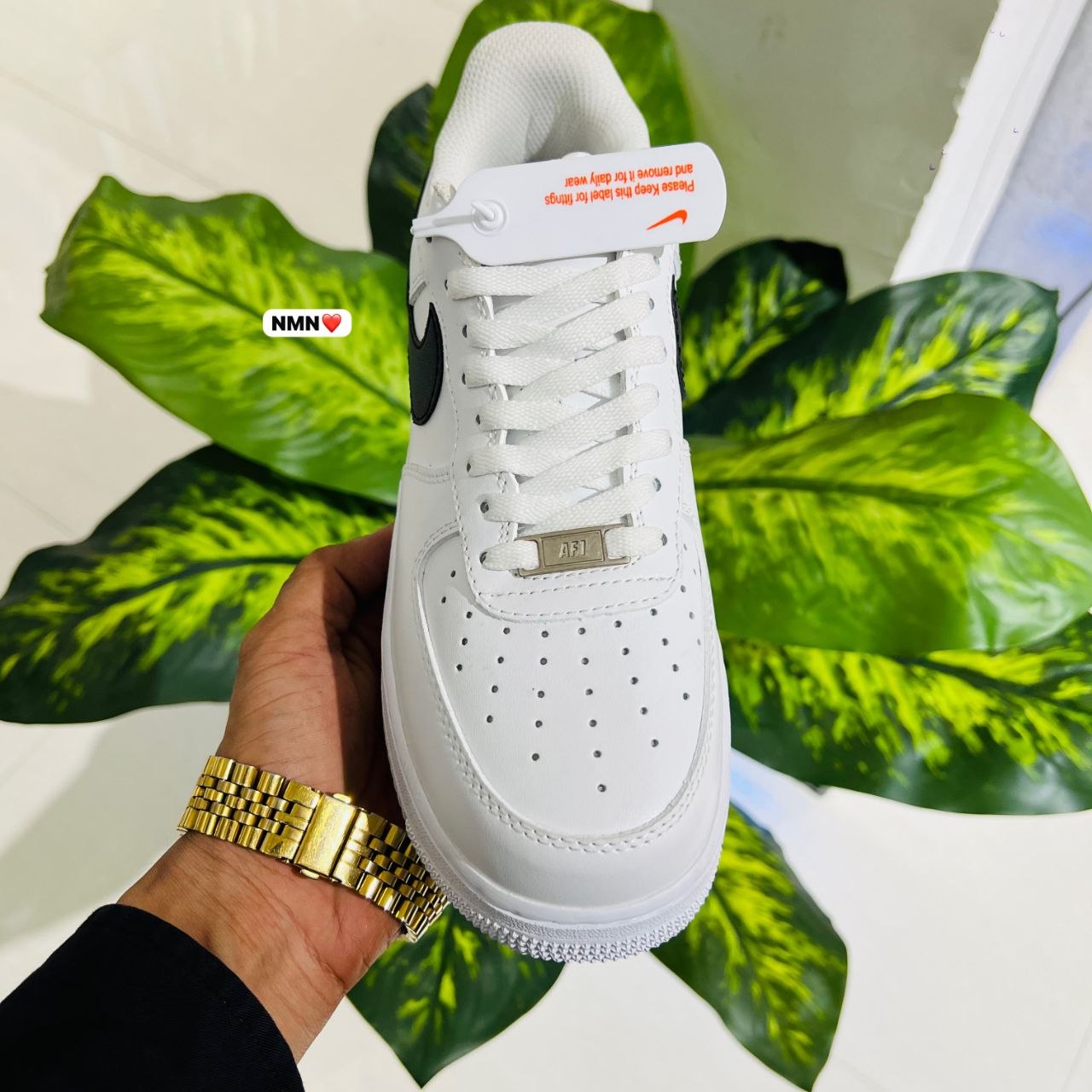 Shoes Nike Airforce 1 white black
