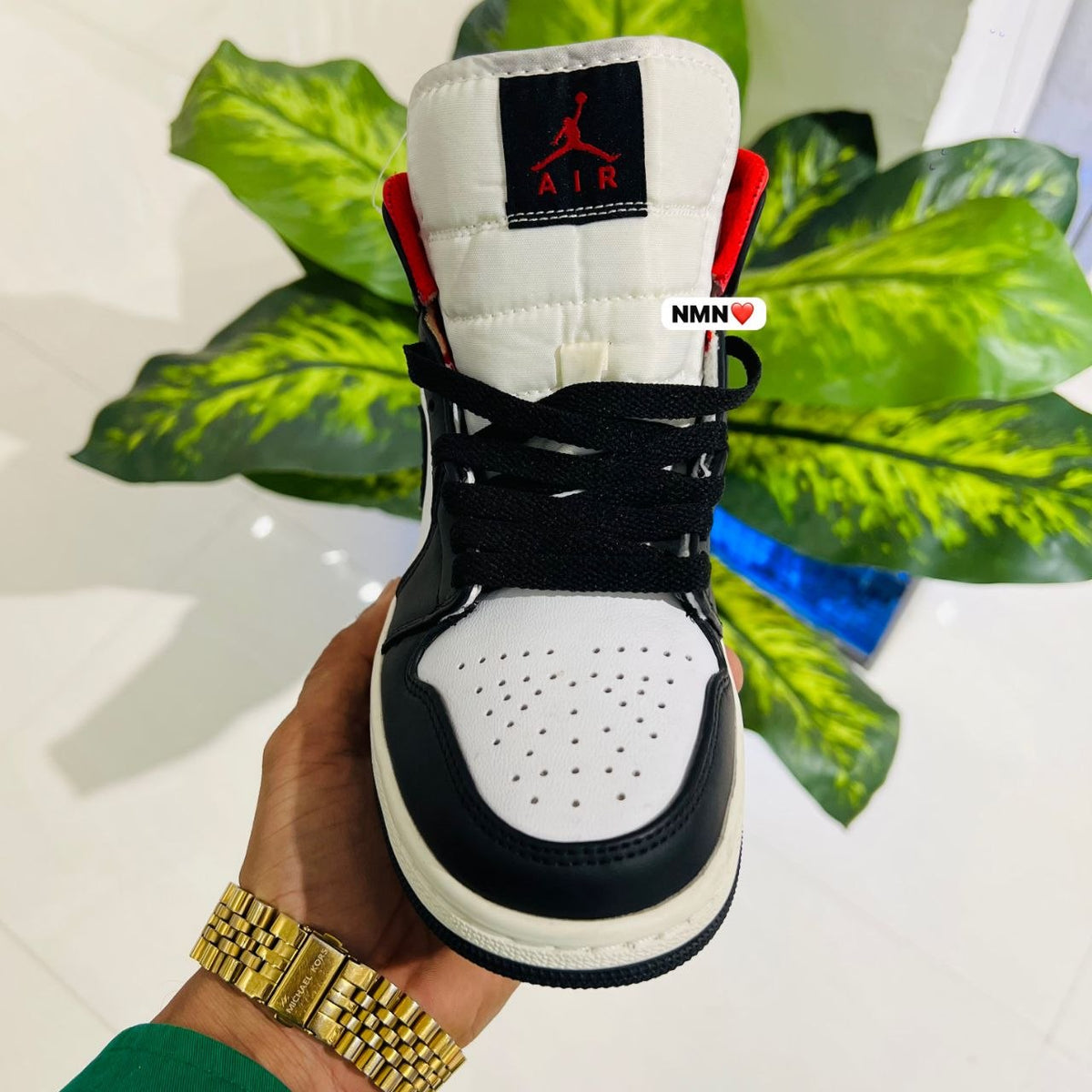 Shoes Nike air jordan 1 white black red