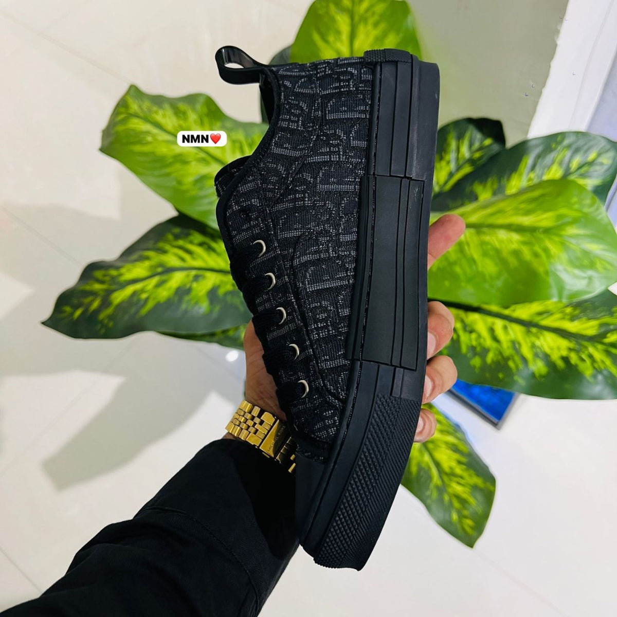 Shoes Dior low black