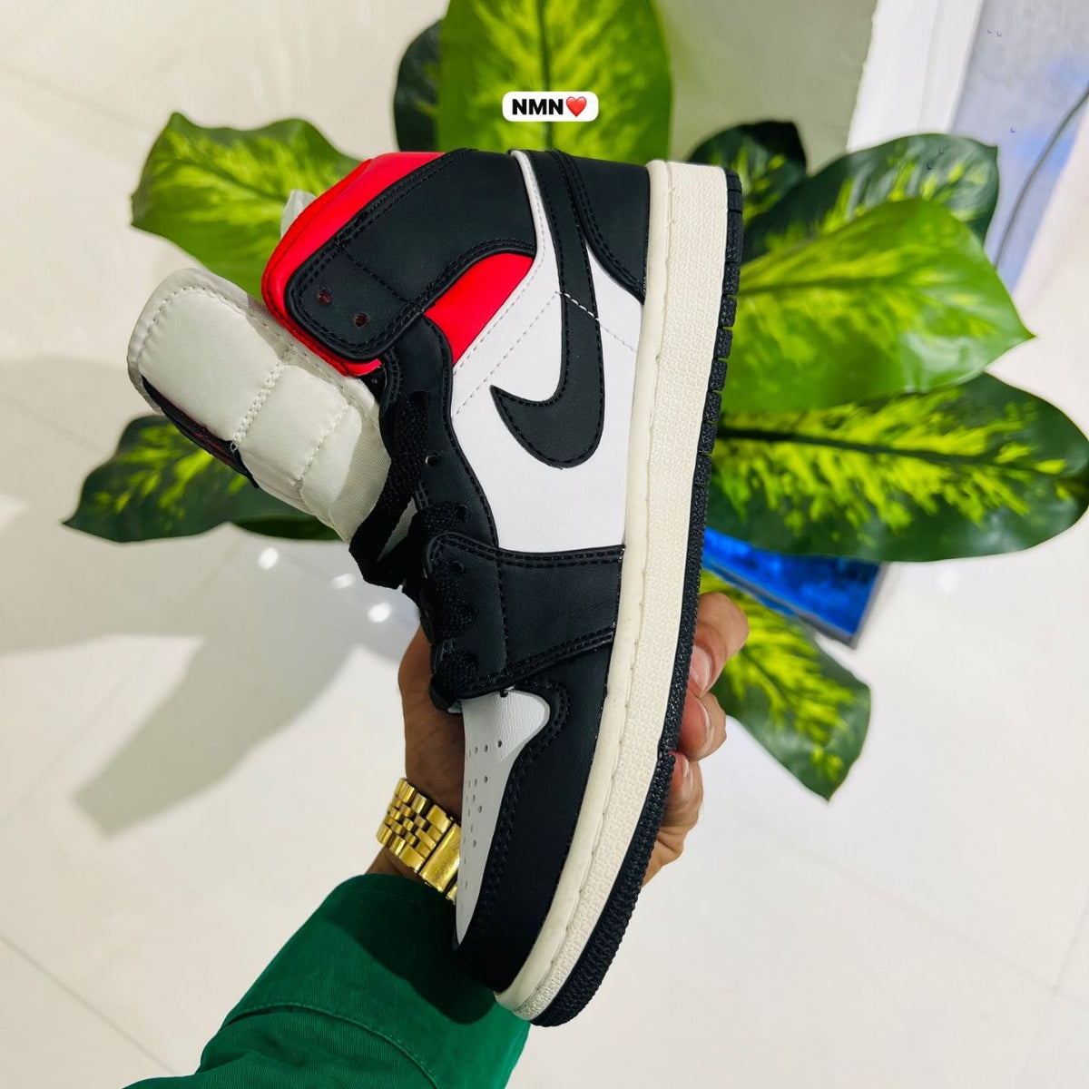 Shoes Nike air jordan 1 white black red