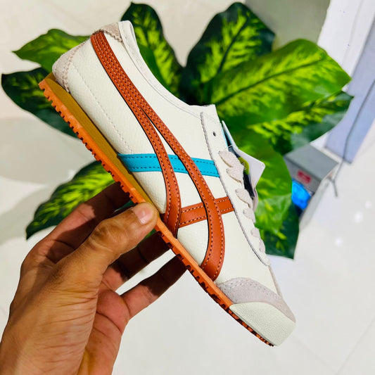 Shoes asics onitsuka tiger british white rust blue