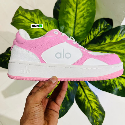 Shoes alo pink white
