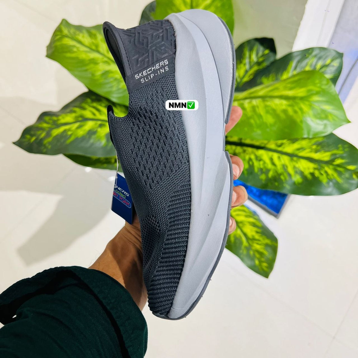 Shoes skechers slip-ins grey