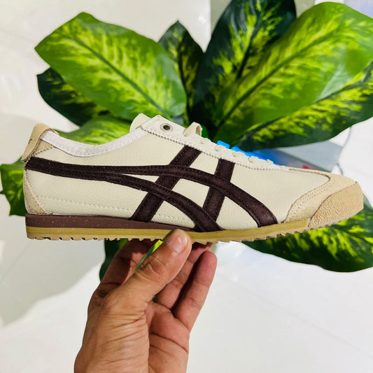 Shoes asics tiger onitsuka british white brown