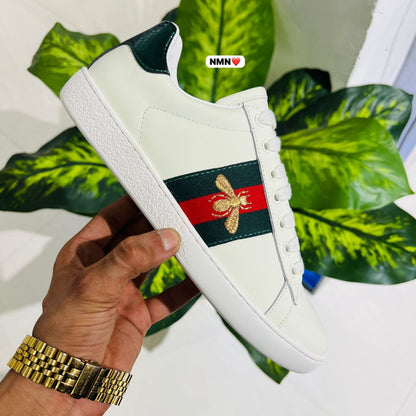 Shoes Gucci bee sneaker white