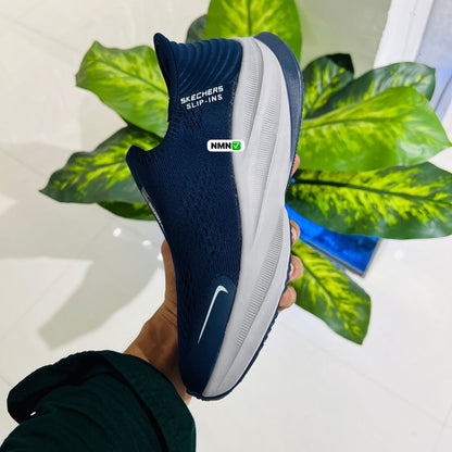 Shoes skechers slip-ins blue grey