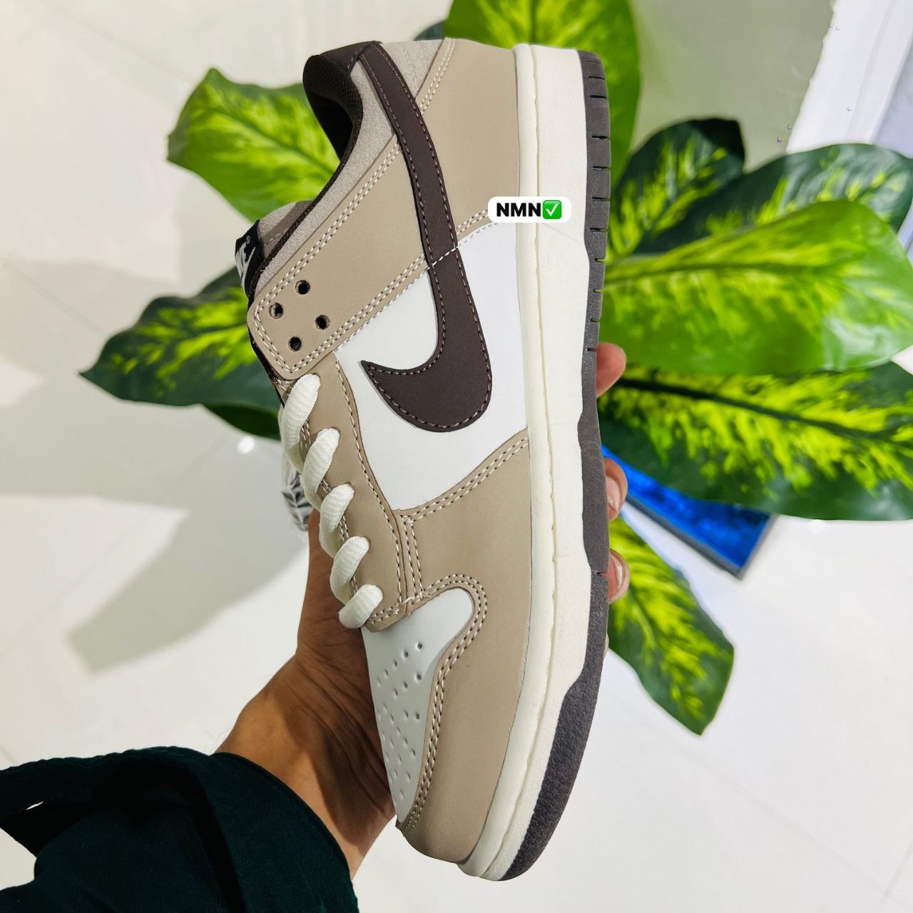 Shoes nike sb dunk british brown white
