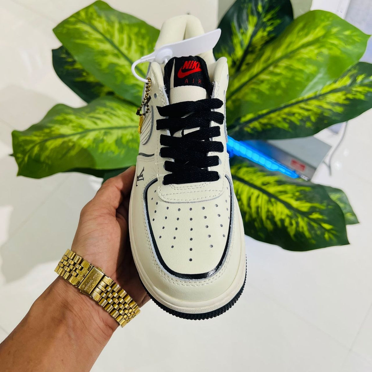 Shoes nike airforce 1 low british white black