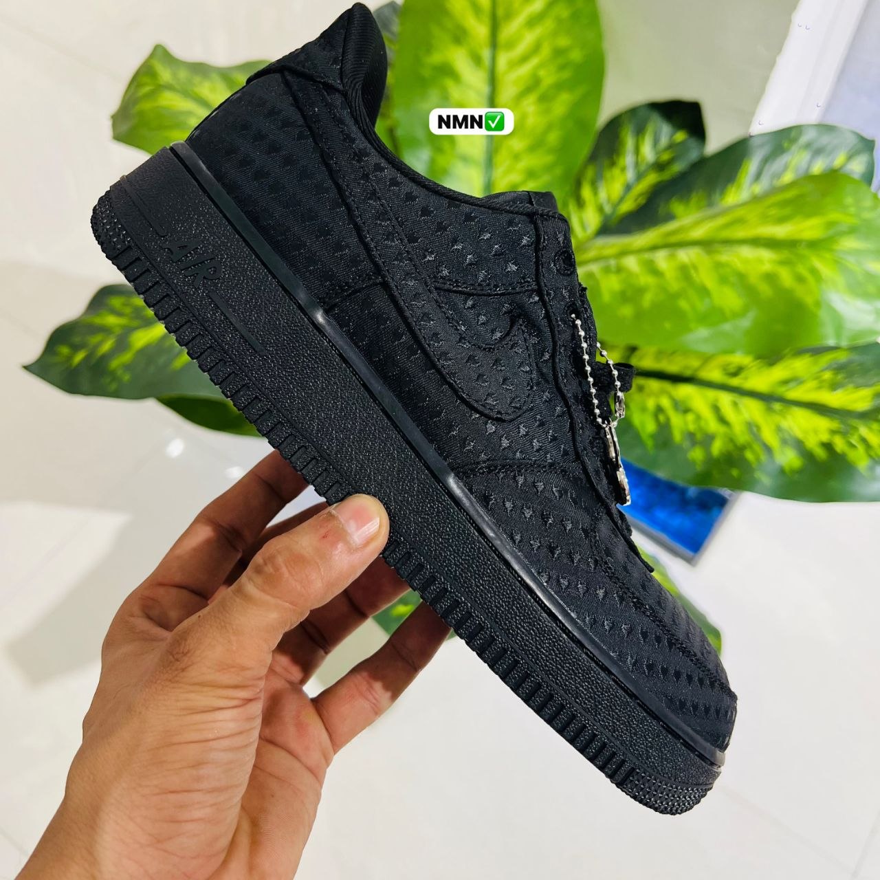 Shoes nike airforce 1 valentines day black