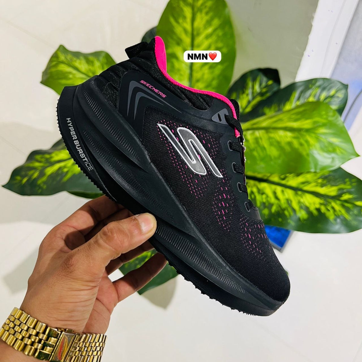 Shoes Skecher black pink