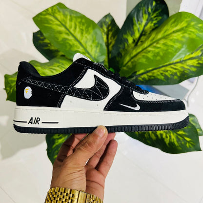 Shoes nike airforce 1 low black british white
