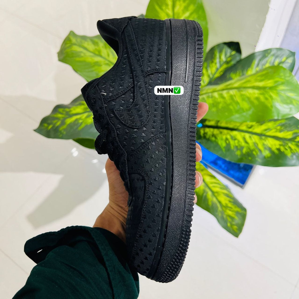 Shoes nike airforce 1 valentines day black